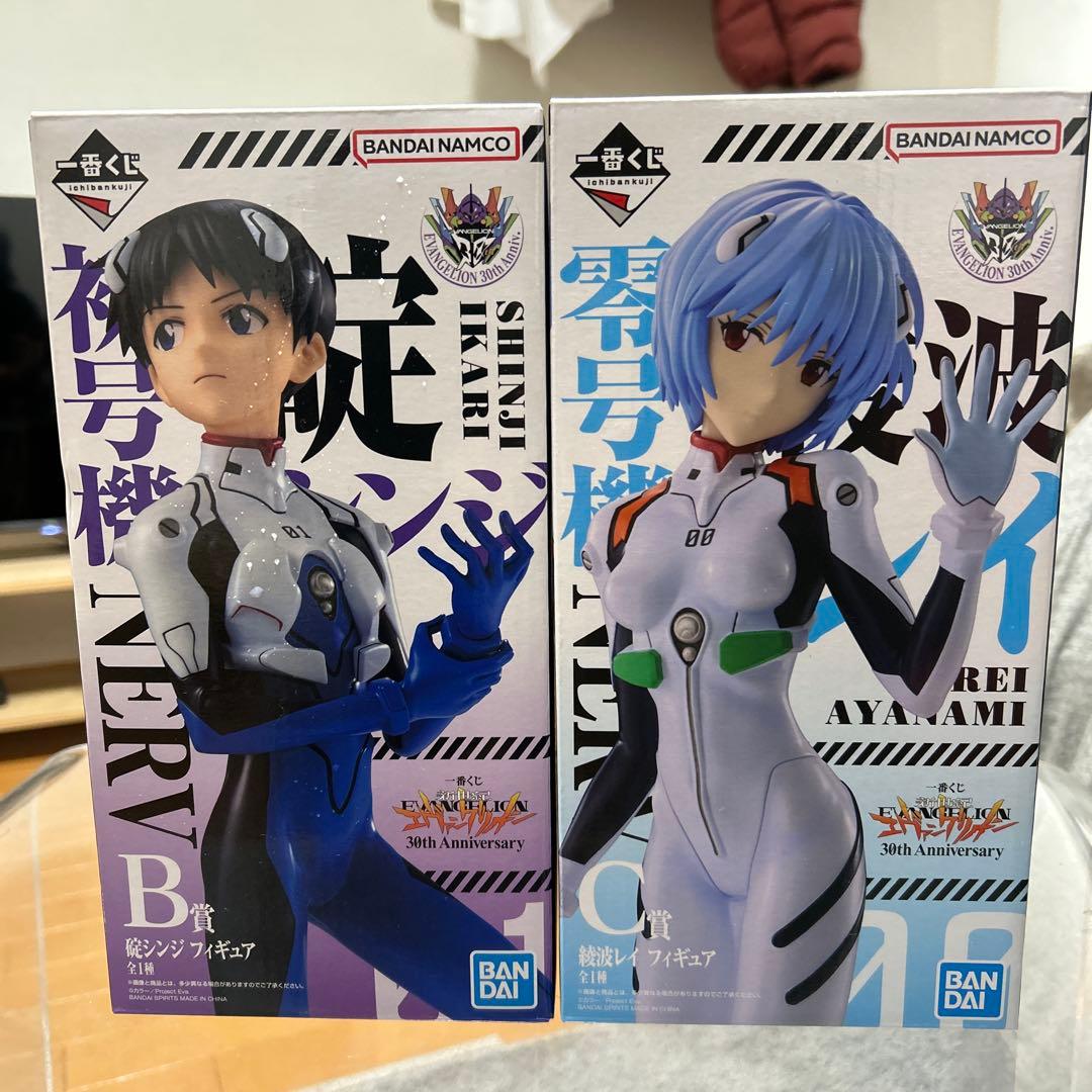 1番くじエヴァンゲリオン 30th Anniversary 碇シンジ　綾波レイ