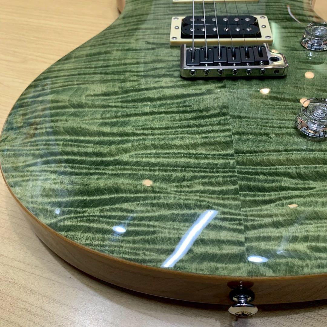 極美品 激杢 PRS custom24 SE グリーン ソフトケース付き