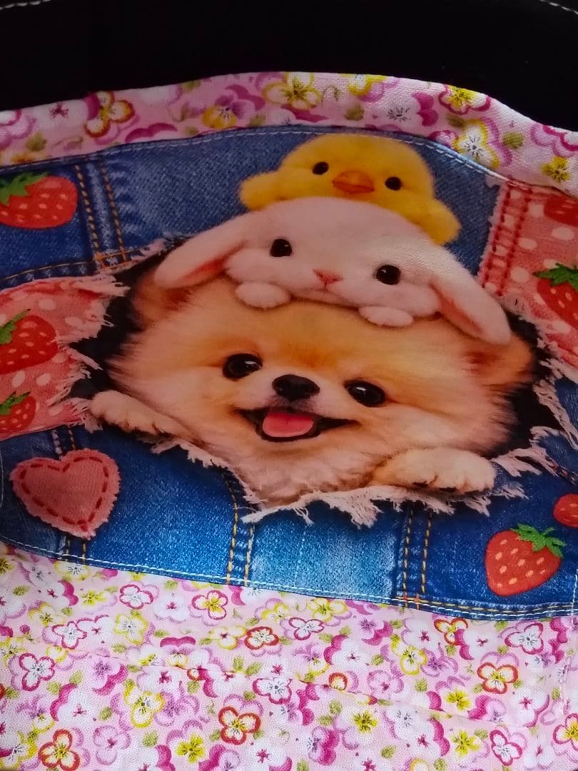 【受注制作】両面ミニトート2点、両面ミニトート（内側あり）1点