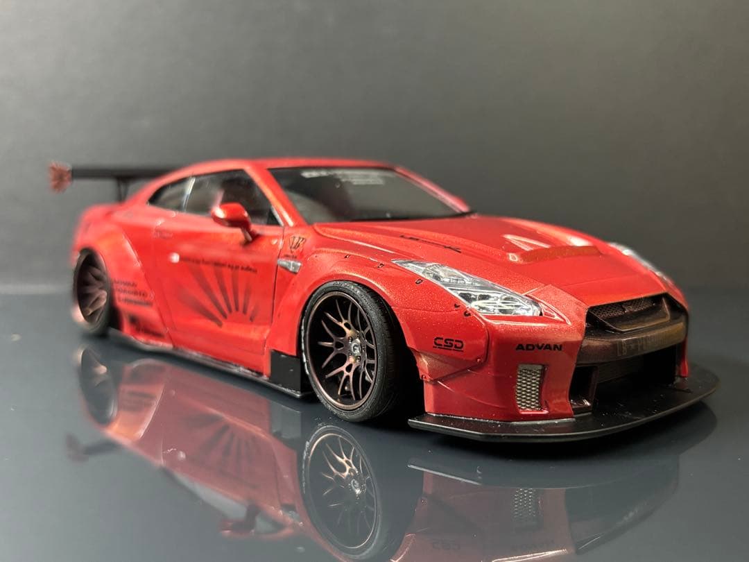 1/24リバティーウォークR35 GT-R 完成品