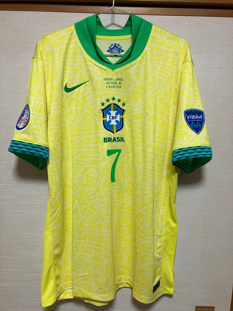 ブラジル代表ベネシウス選手コパアメリカユニフォーム　レアルマドリード