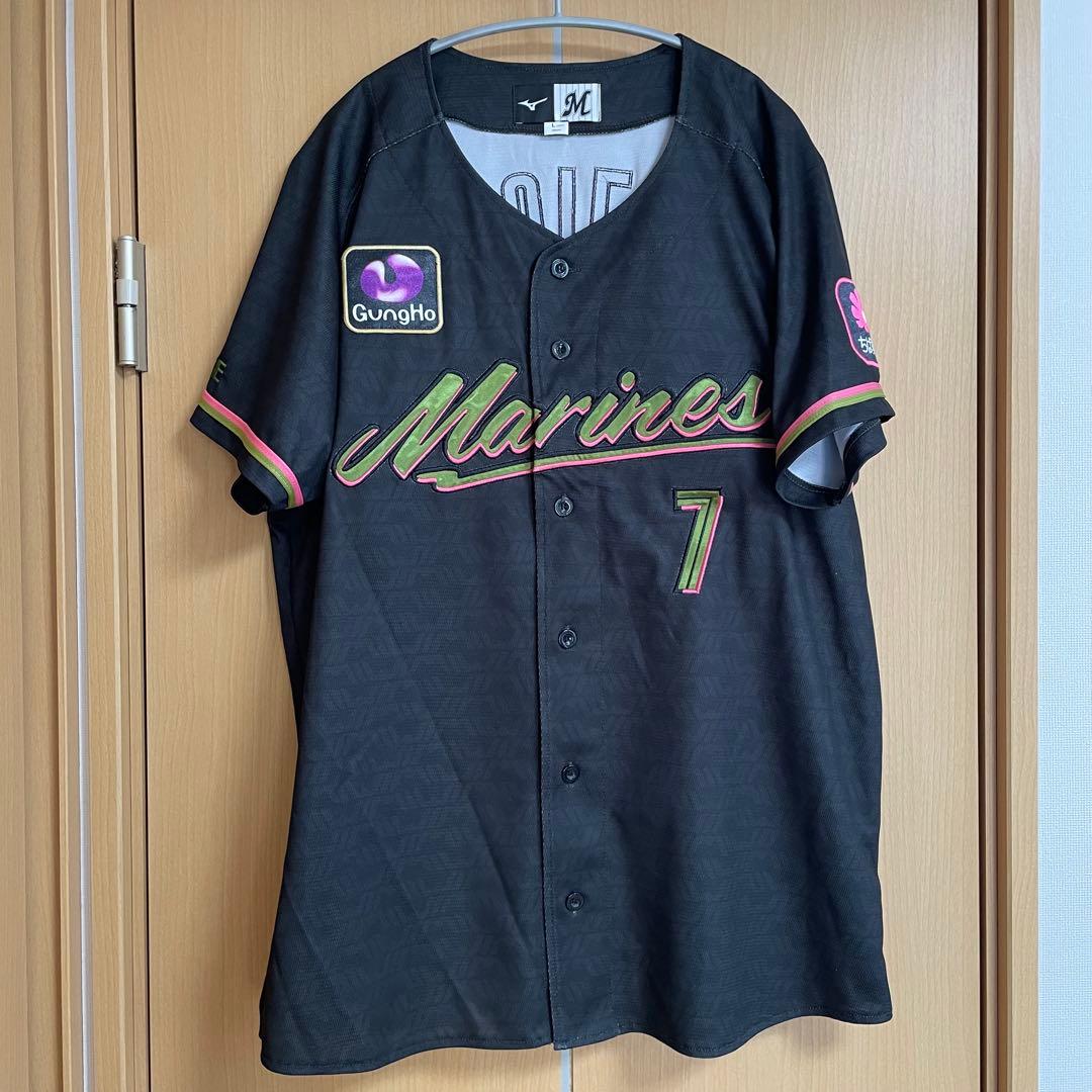 千葉ロッテマリーンズ レプリカユニホー厶 BSW 2024 藤岡裕大 サイズL