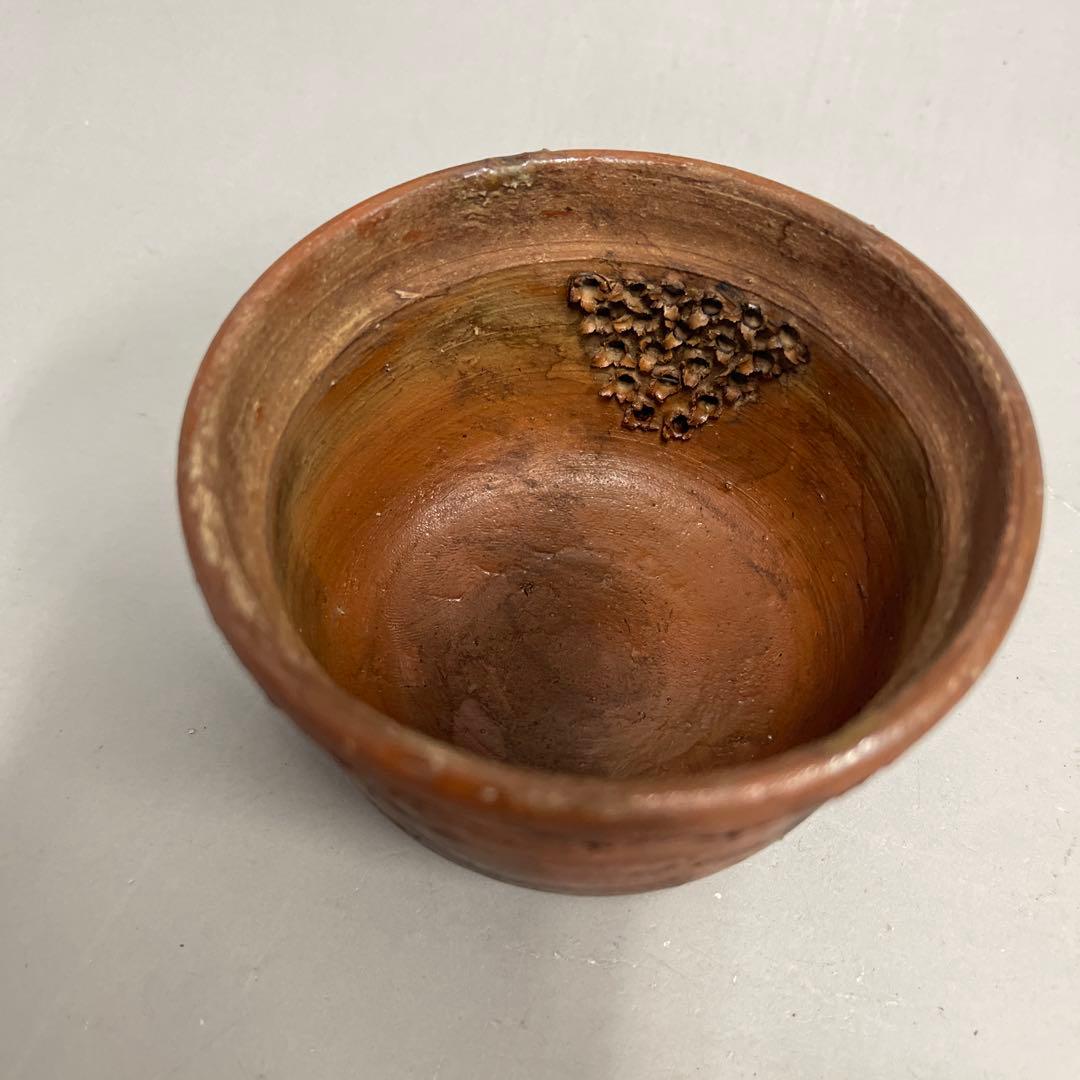 備前焼　宝瓶　在名あり