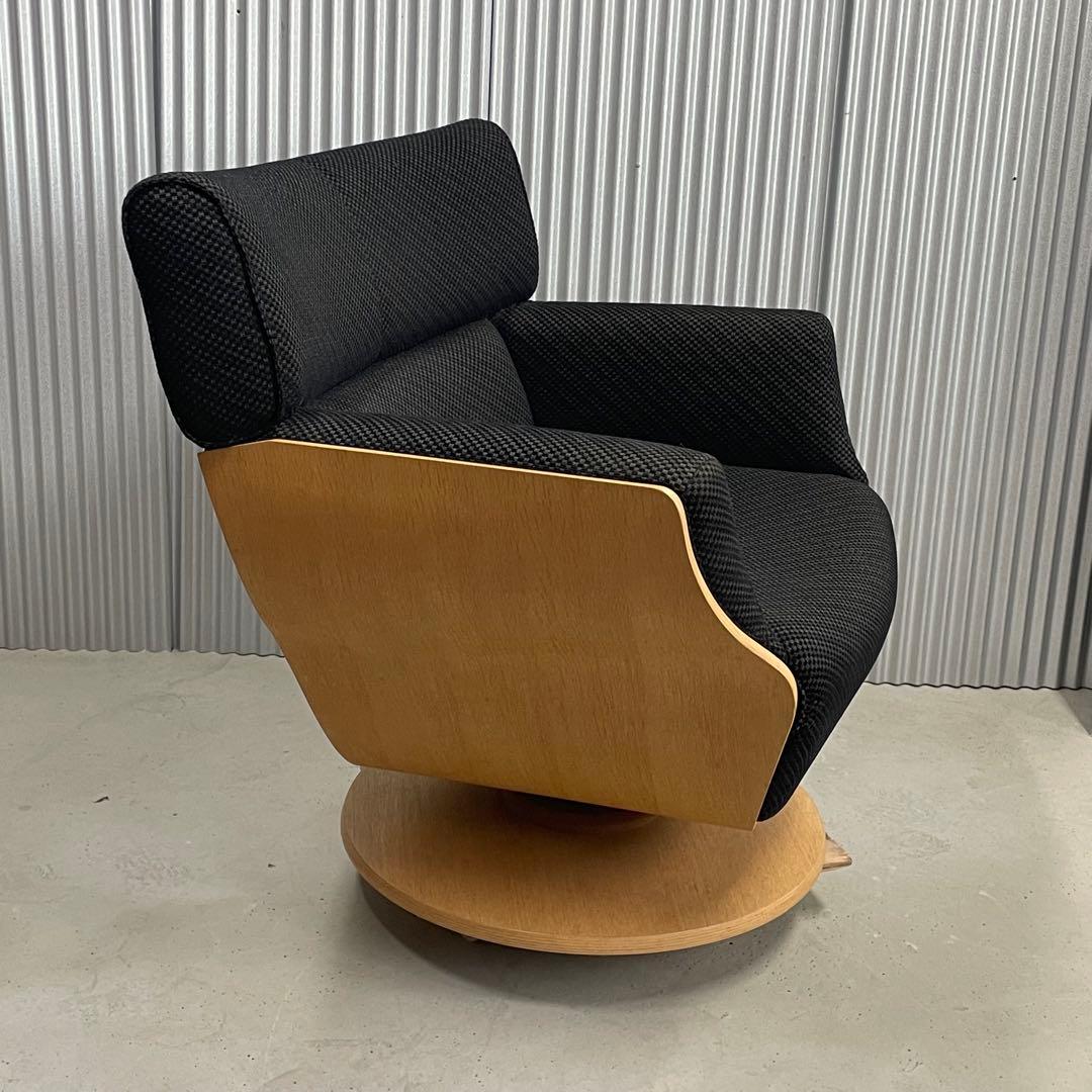 【冨士ファニチア】 Tapio タピオ　パーソナルチェア 回転式 木製フレーム