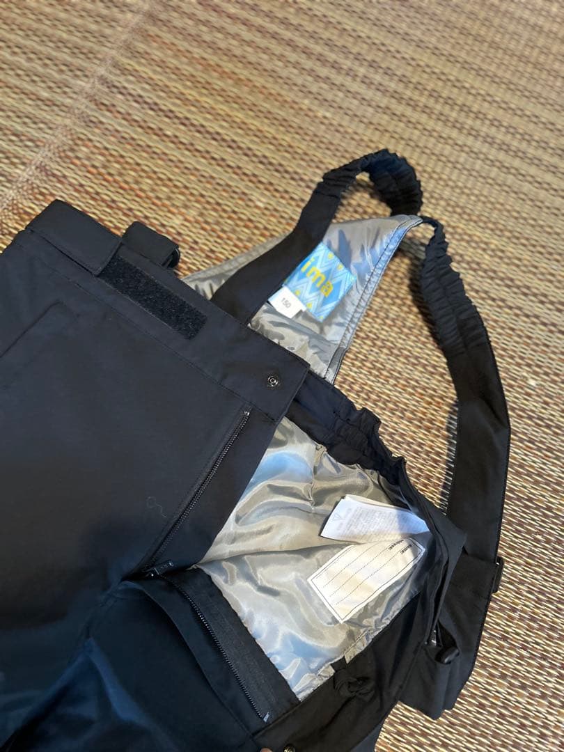 未使用品 nima スキーウェア 上下セット 150cm GOA-TEX 手袋