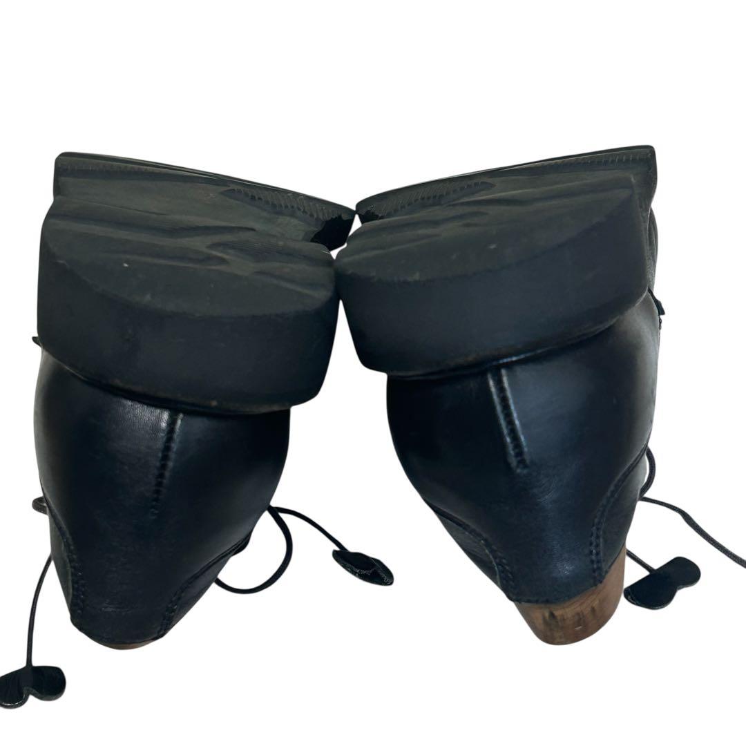 シクラメン パラブーツ シャンボード Uチップシューズ　ブラック 24cm