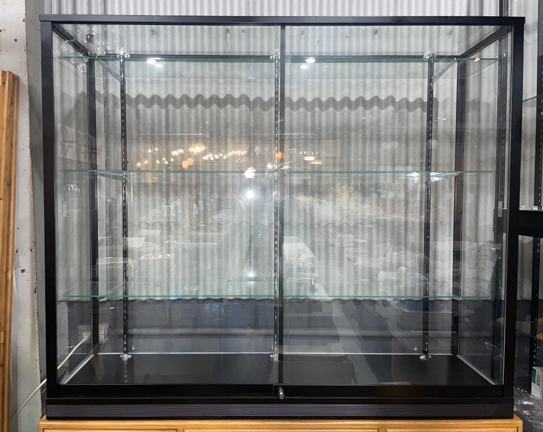 【引き取り限定②】ガラス棚 / ショーケース｜店舗ディスプレイ　店舗什器ケビント
