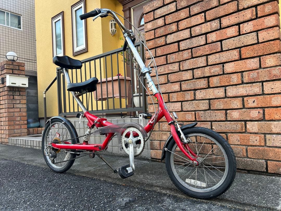 希少 elephant エレファント 折り畳みリカンベント自転車 6段サス付です