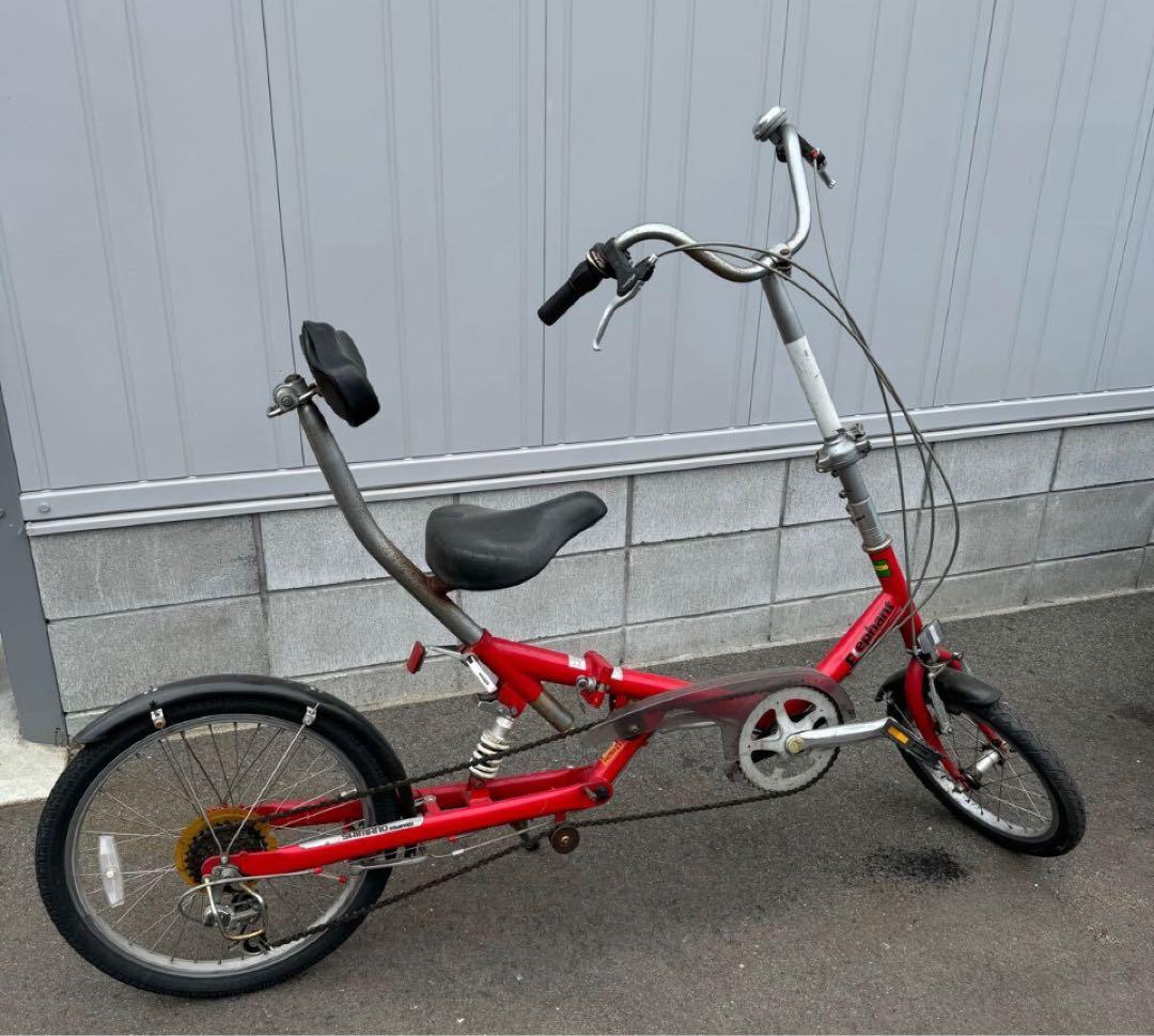 希少 elephant エレファント 折り畳みリカンベント自転車 6段サス付です