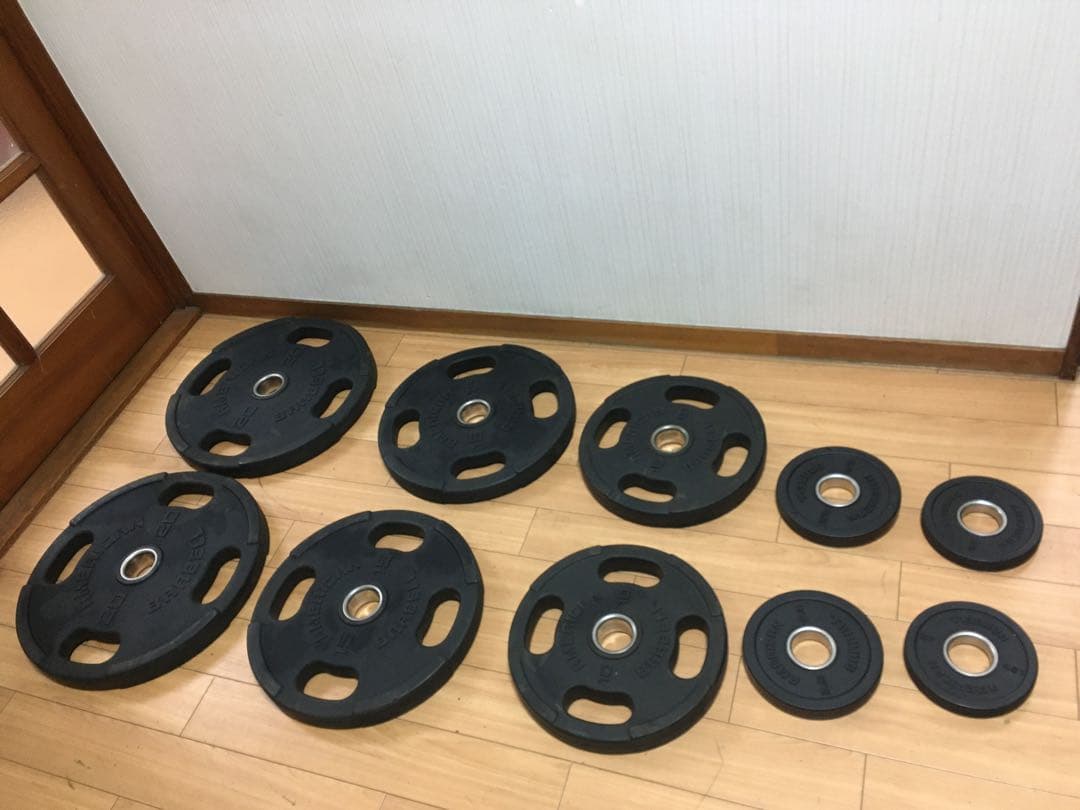 American Barbell アメリカンバーベル 計97.5kg穴径50mm