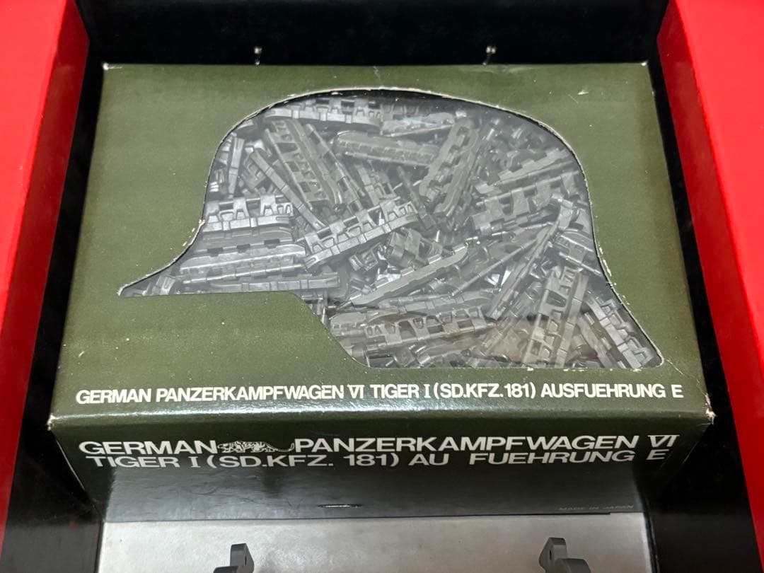 当時物 小鹿タミヤ 1/25 ドイツ陸軍重戦車 タイガーI型 リモコンタンク