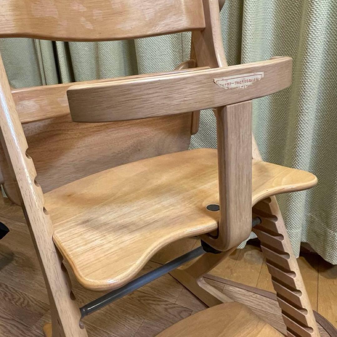 大和屋 すくすくチェアスリムプラス テーブル、ガード付