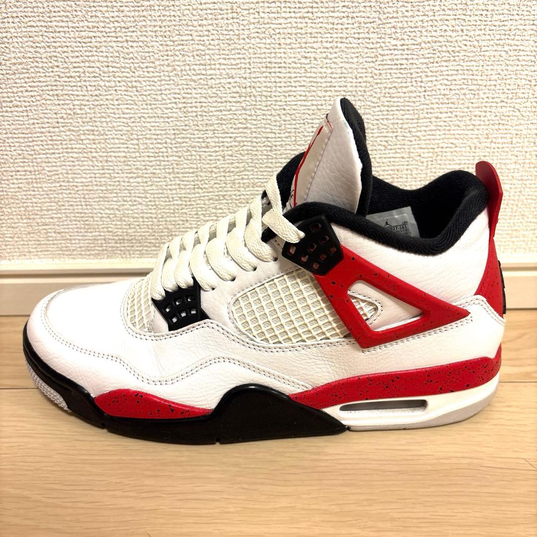 ⭐︎美品⭐︎ナイキ エアジョーダン4 レトロ \"レッドセメント26cm