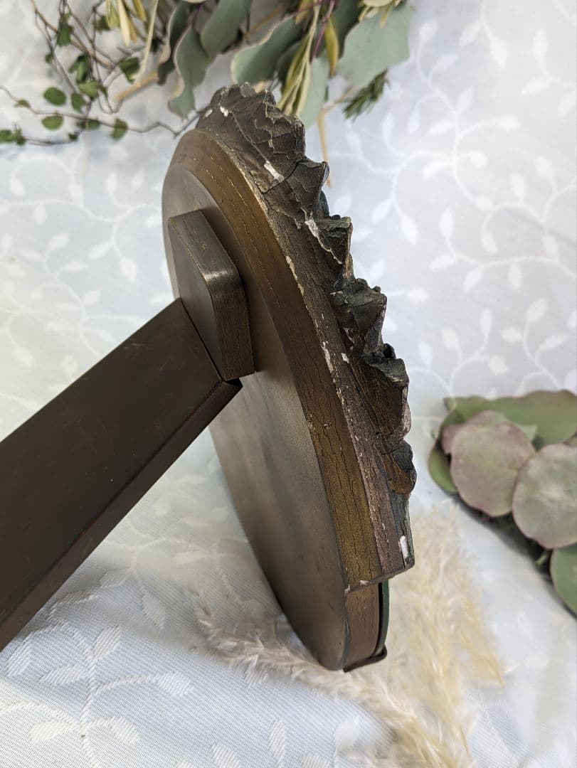 イギリスアンティーク バーボラミラー アンティーク鏡 1920年代 卓上ミラー