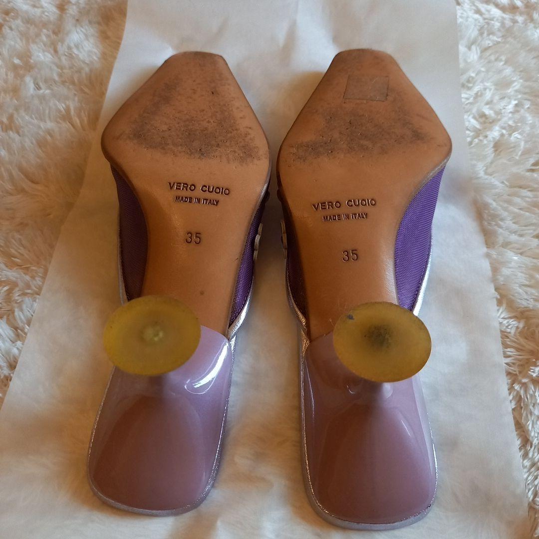 ミュウミュウ　ミュールサンダル