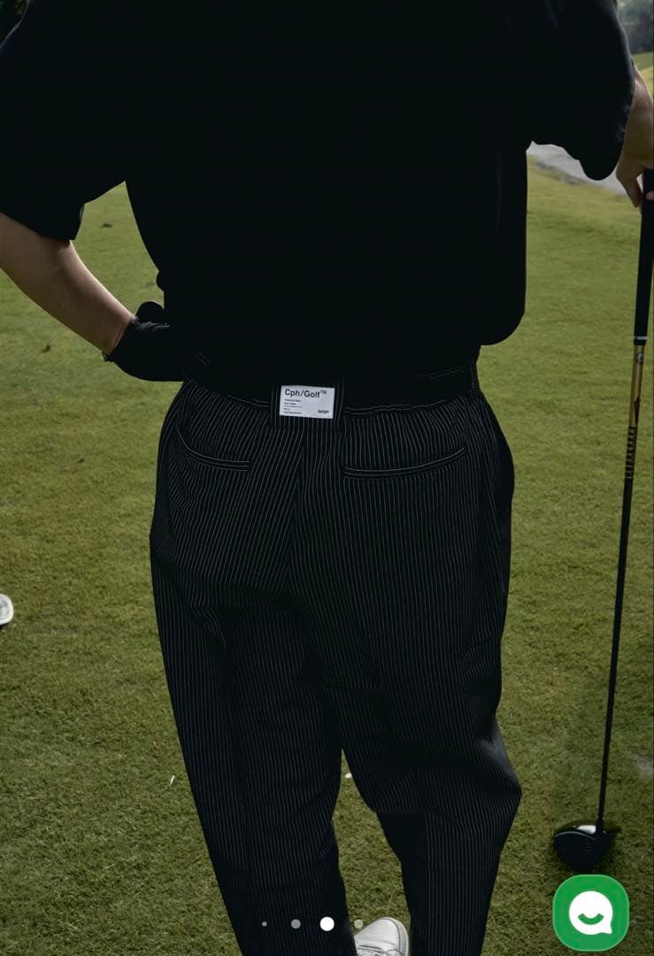 新品今期CLASSIC CHINO ADJUSTABLE PANTS BLACK