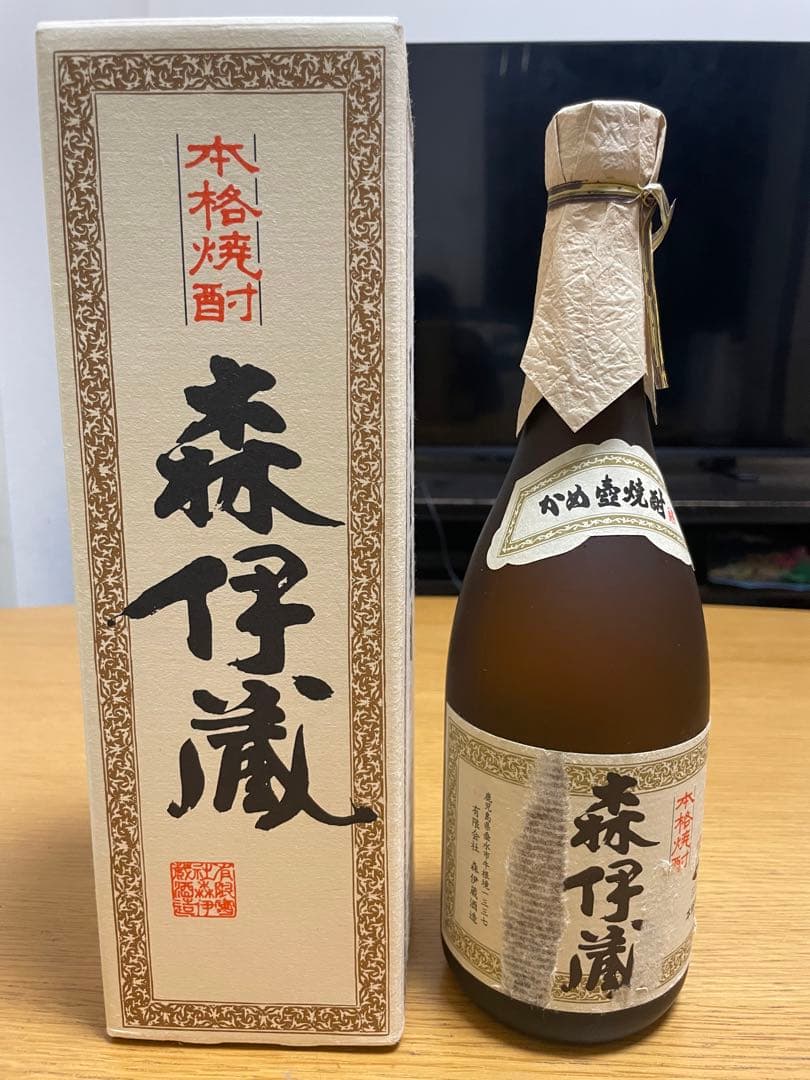 本格焼酎 森伊蔵 720ml 未開栓　訳ありラベル剥がれ有り