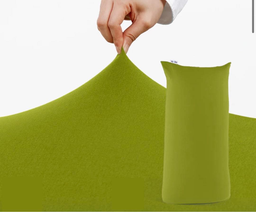 Yogibo MAX ライムグリーン ビーズクッション カバー