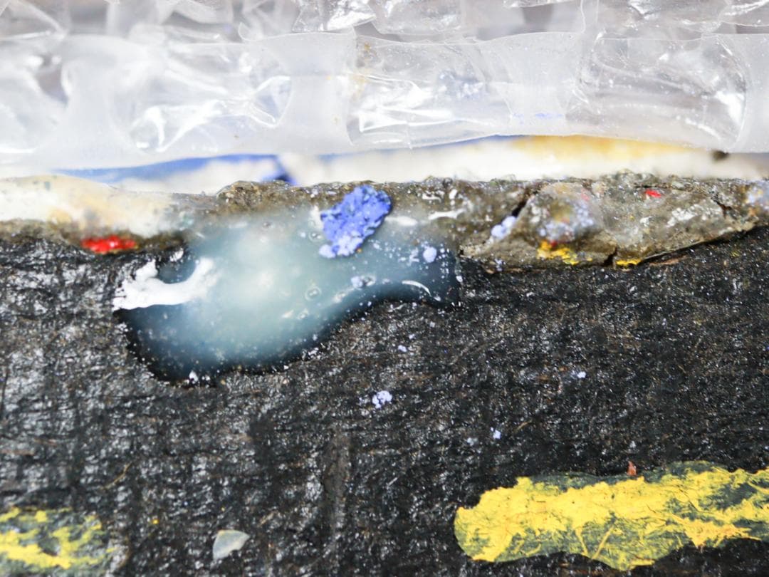 太田國廣 乗馬 蝋画 8号 額装