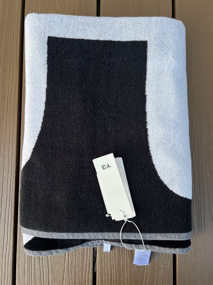 ⭐️【未使用】Y-3 タオルブランケット　(170*100cm)