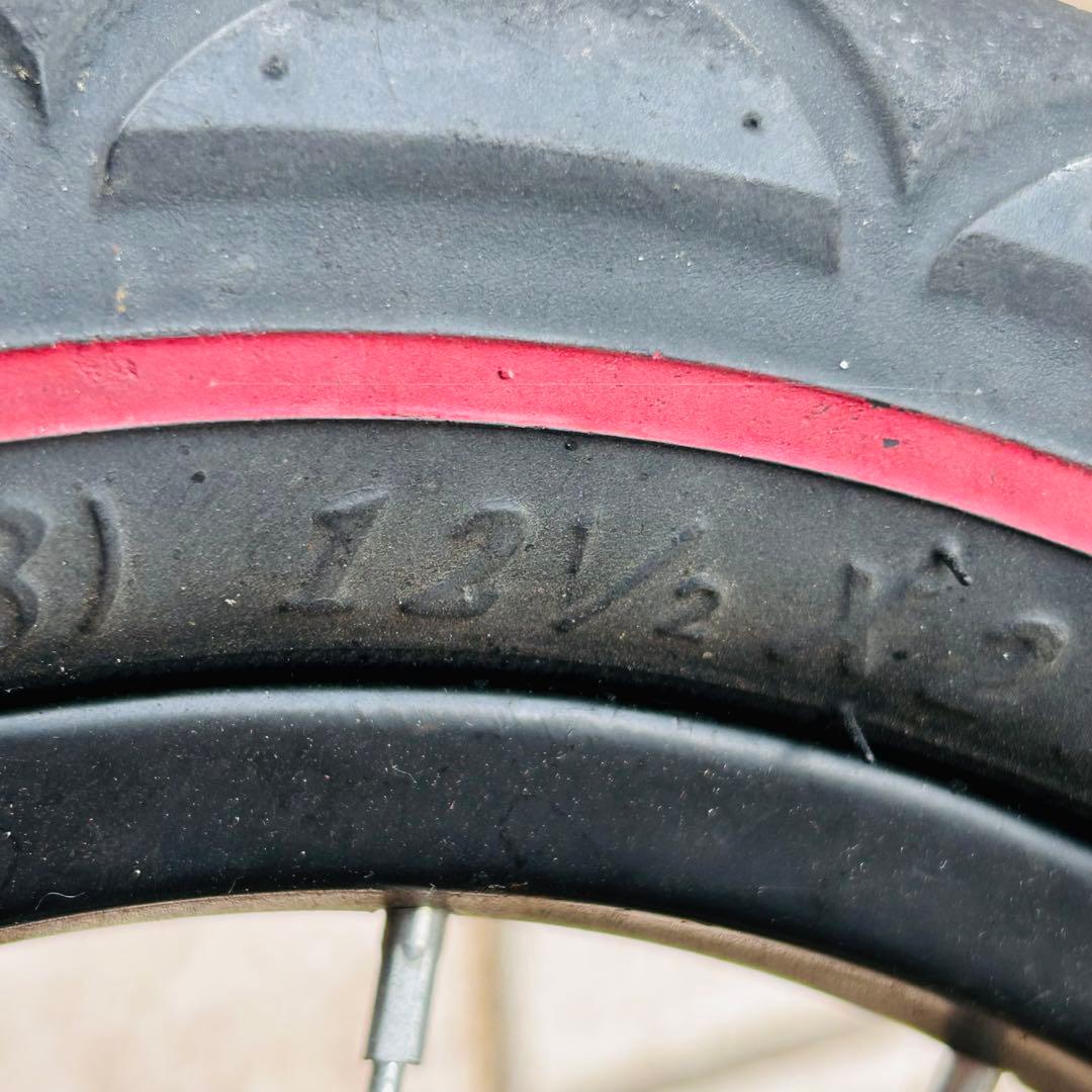 美品 へんしんバイク 12インチ レッド キッズバイク