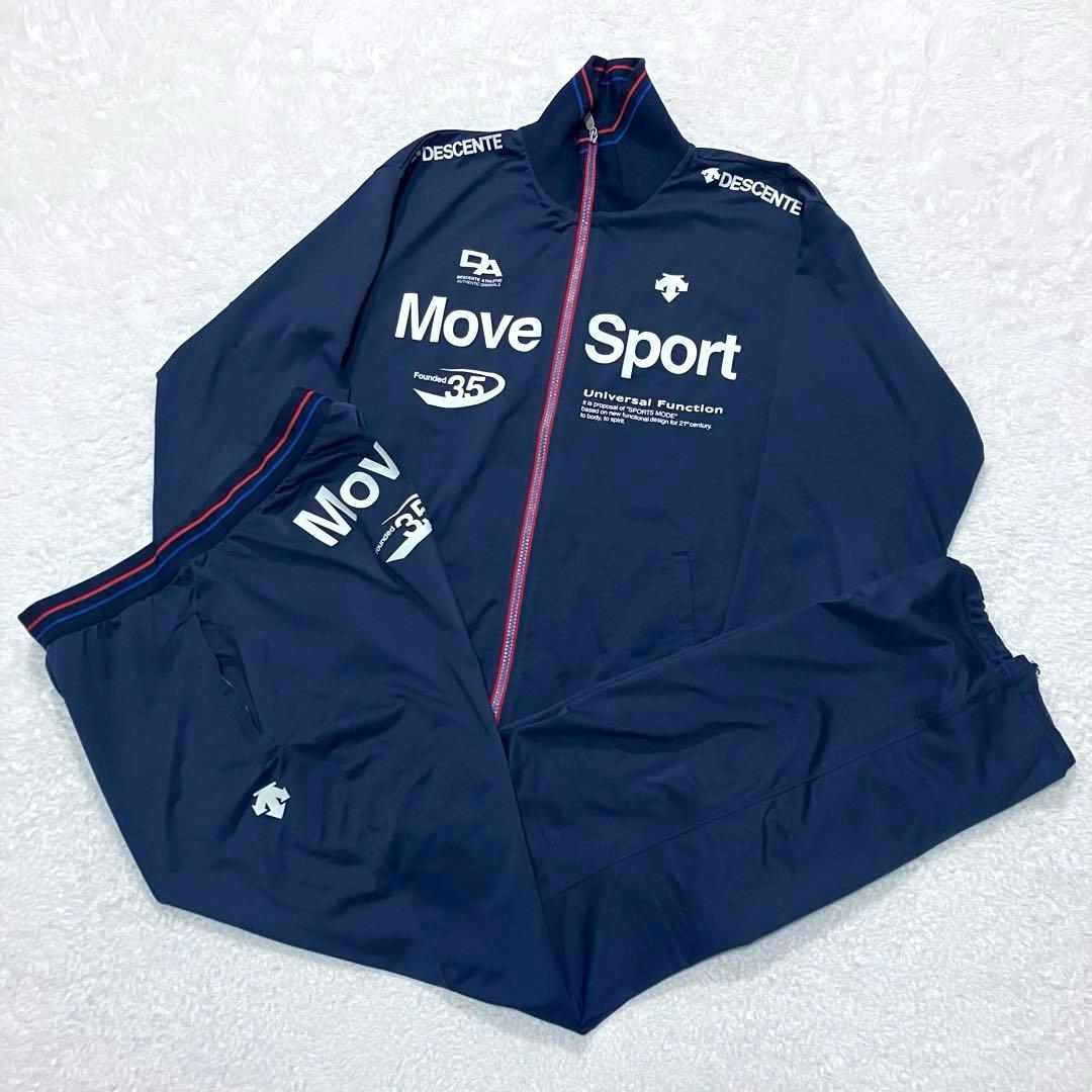 ムーブスポーツ デサント セットアップ 上下ジャージトラック ジャケット パンツ