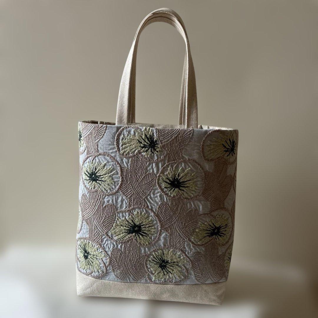 ミナペルホネン 生地使用　hana kaze/タンバリン　お散歩トートバッグ