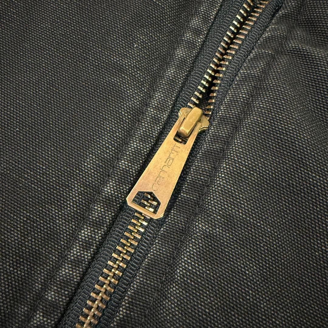 はく様カーハート【L】 USA製90s ダックベスト 腰ゴム フェード 雰囲気◎