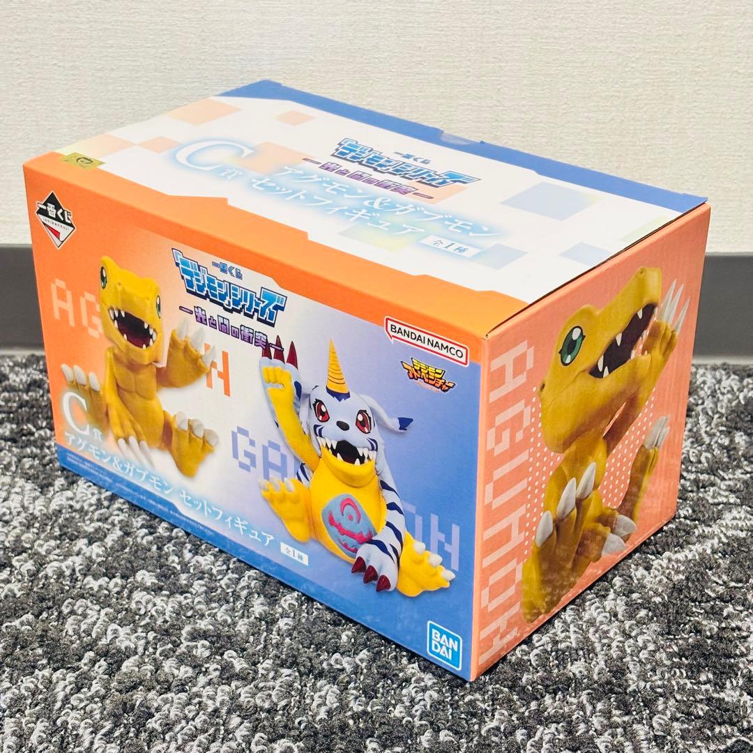 新品未開封　一番くじ　デジモン　B賞インペリアルドラモン＋C賞アグモン＆ガブモン