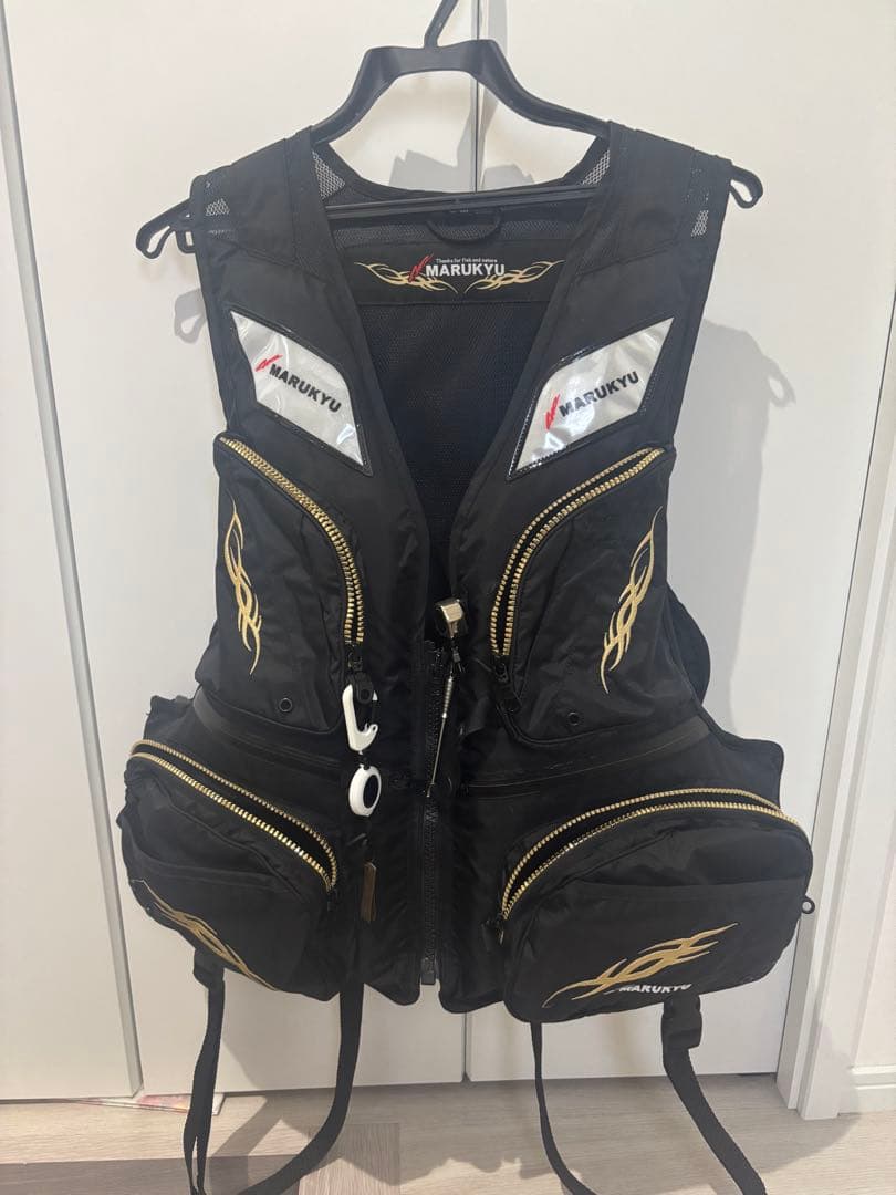 MARUKYU フィッシングベスト ブラックのみ販売
