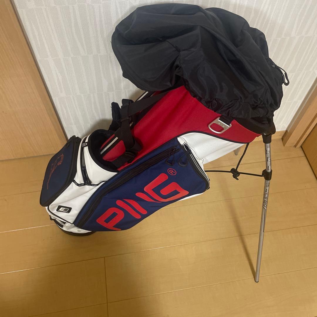 PING キャディバッグ　MASCOT 8.5型　2.0kg トリコロール