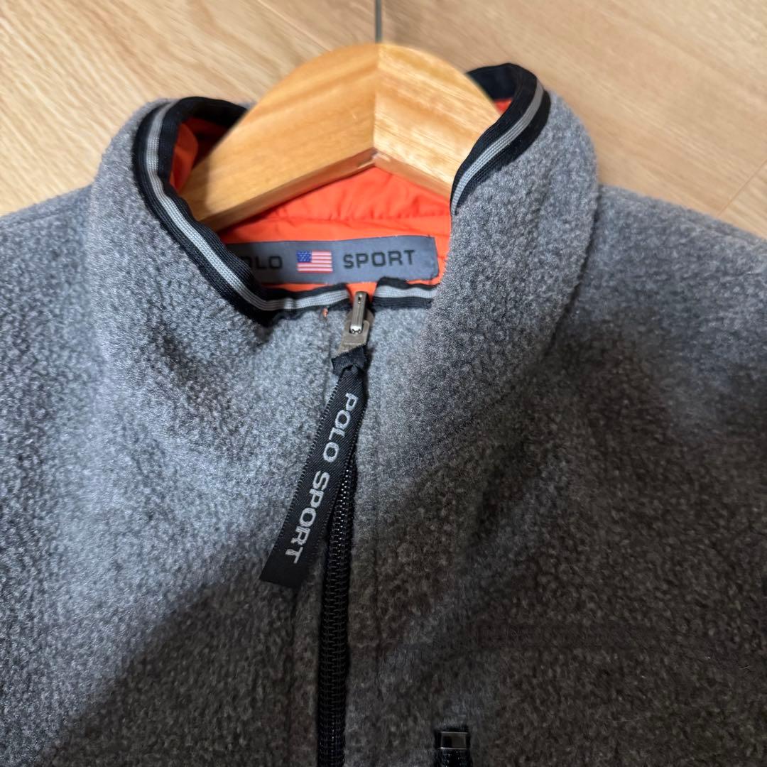 【L】POLO SPORTS ポロスポーツ リバーシブルベスト USA製