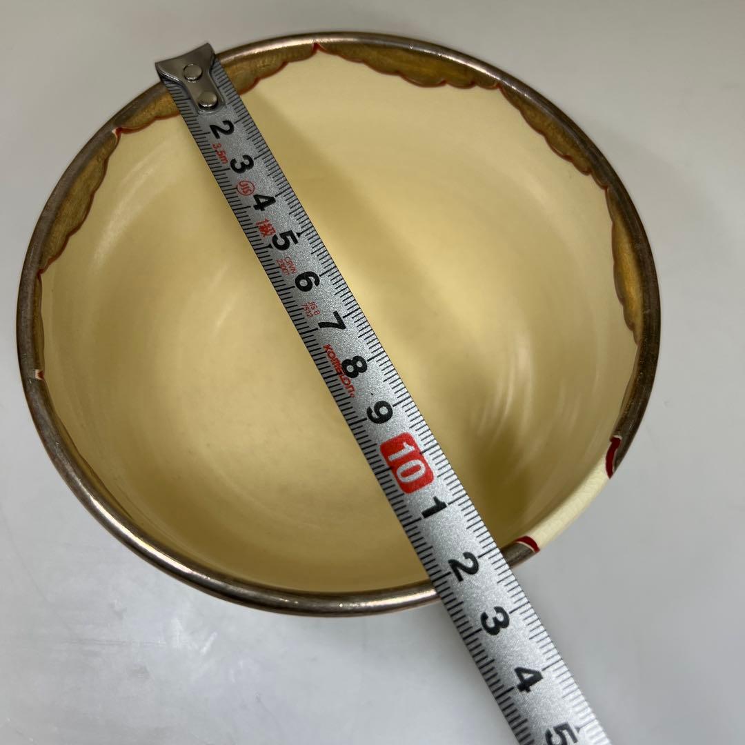 御室窯　仁清柳橋茶碗　共箱　口径12.3㎝　東Y7-1002⭐︎2F