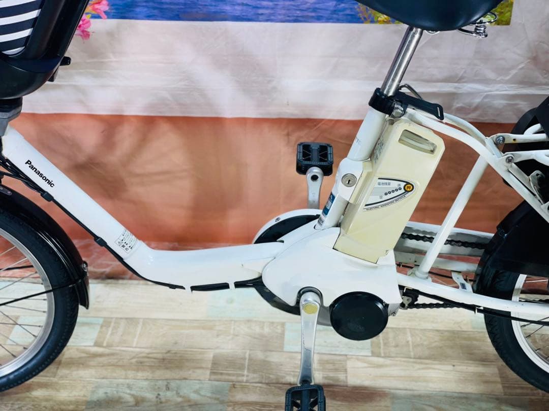 パナソニックギュット⭐️13AH！子供乗せ電動アシスト自転車Y2989