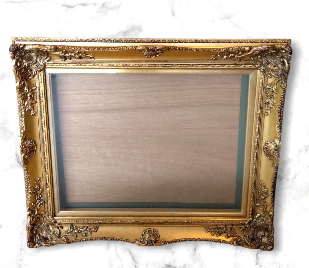 バロックスタイル　豪華金装飾 F6号 油彩額縁 ゴールドフレーム