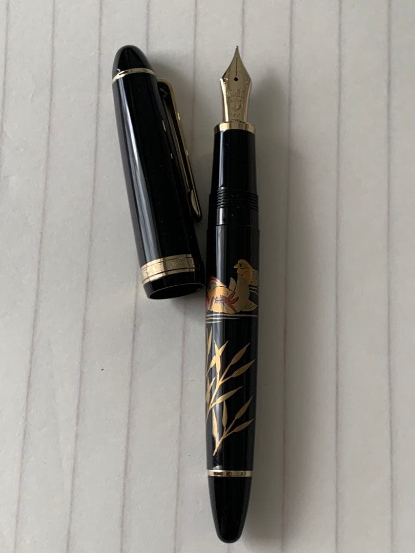 セーラー 14K 万年筆 香仙蒔絵 鴨