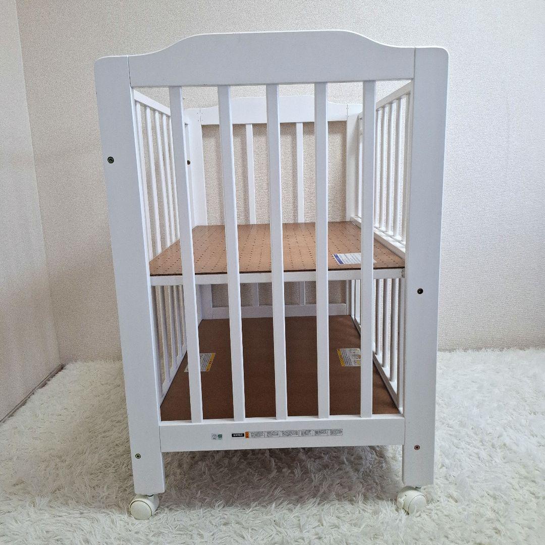 【全国一律送料無料】KATOJI 木製 ミニタッチベビーベッド ホワイト