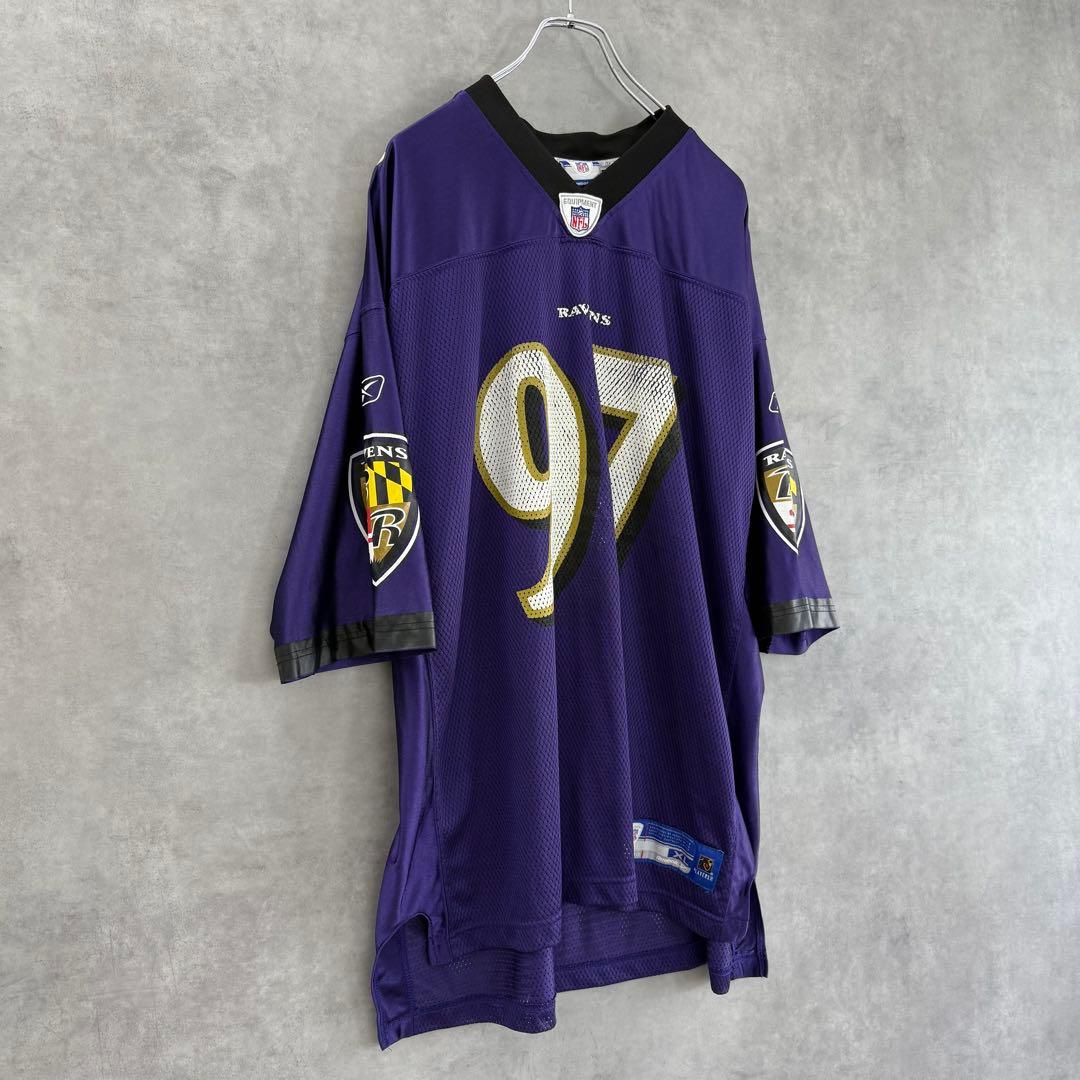 Reebok BALTIMORE RAVENS Gregg♯97 ゲームシャツ
