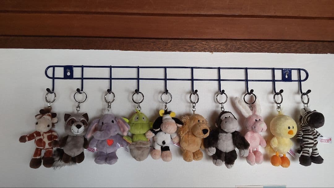 NICIキーホルダー 10個（フック付き）