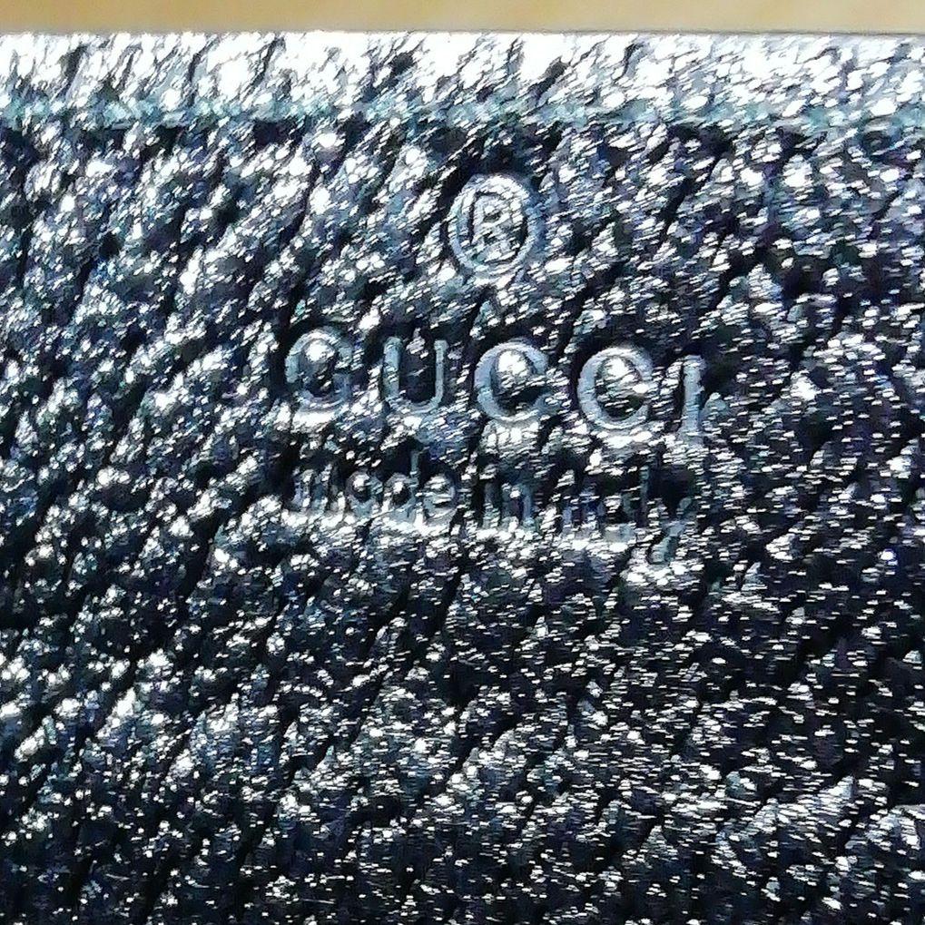 【未使用】 グッチ　GUCCI　マチ無しカードケース　名刺入れ　レザー