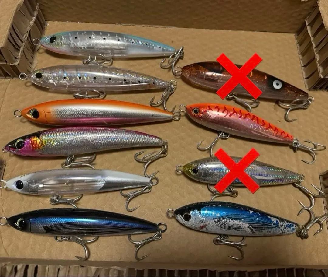 キャスティングルアー　8個セット