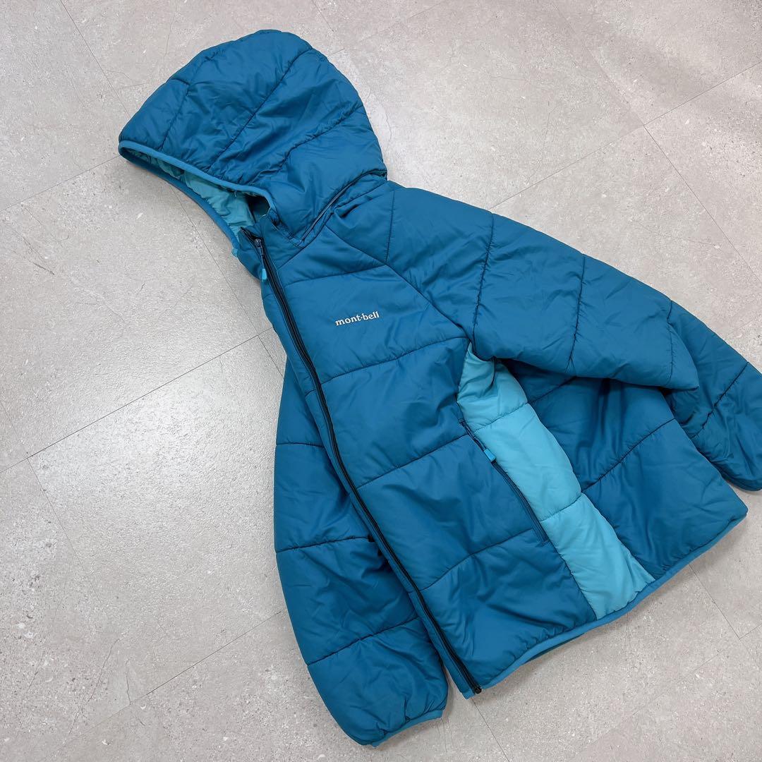 ジャケット・アウター mont-bell down jacket parka blue bicolor