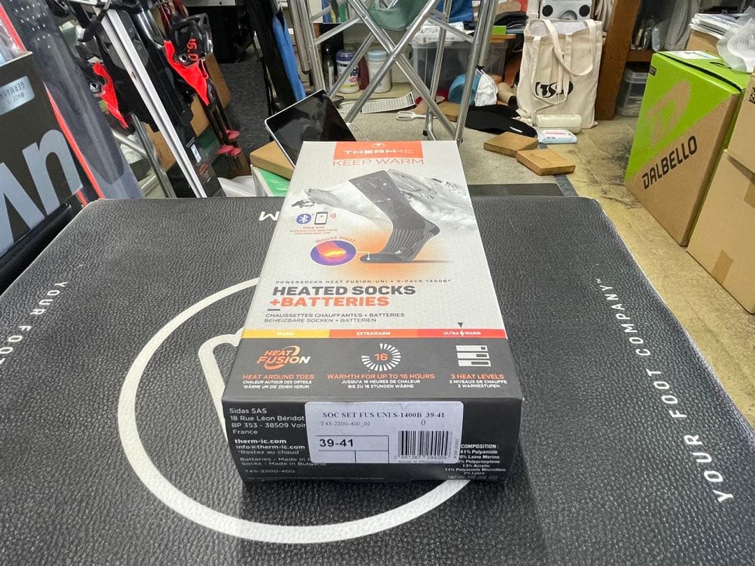 スキー・スノーボードアクセサリー Therm-ic SOC SET FUS UNI S-1400B 39-41