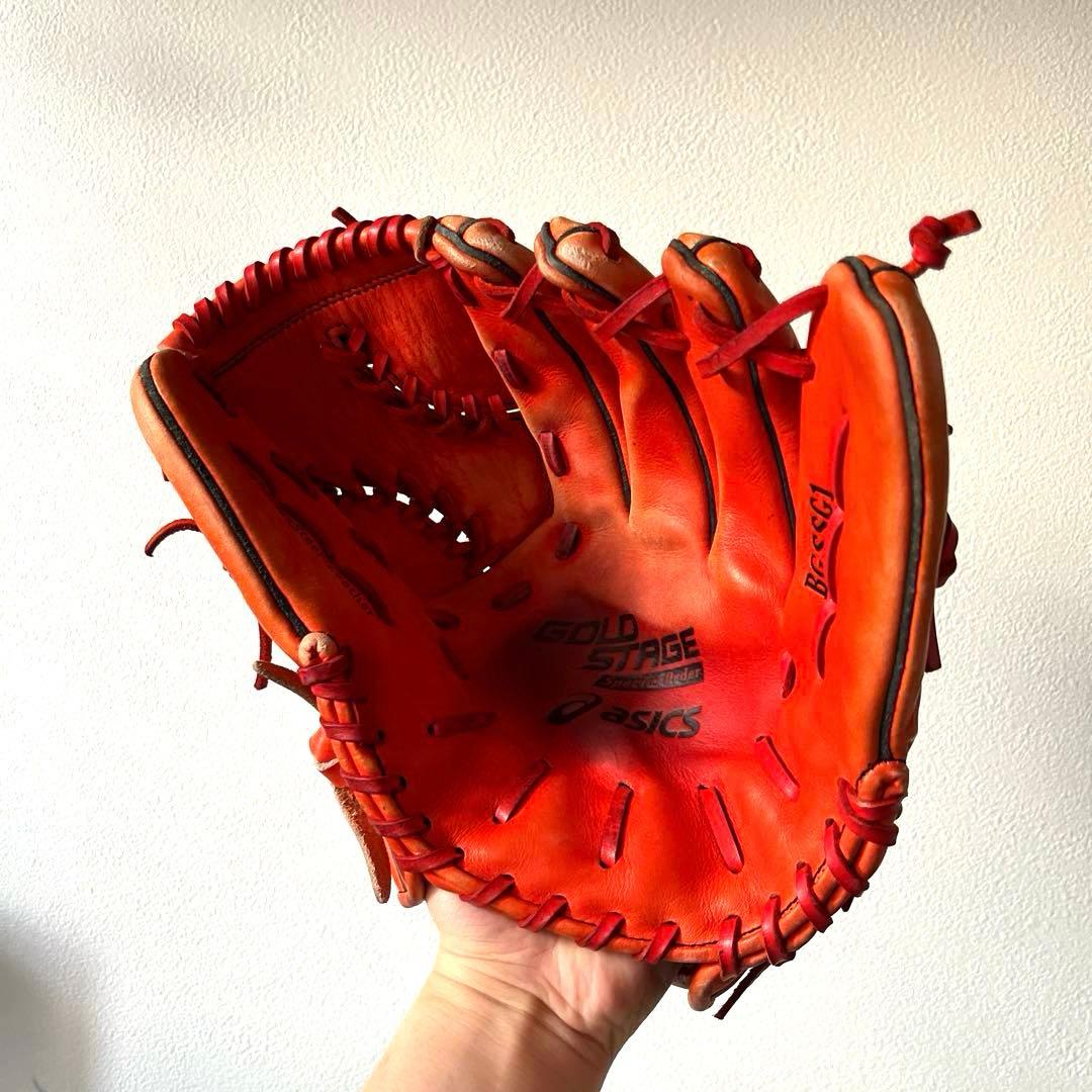 アシックス ゴールドステージ オーダー 即戦力 軟式 投手用グローブ