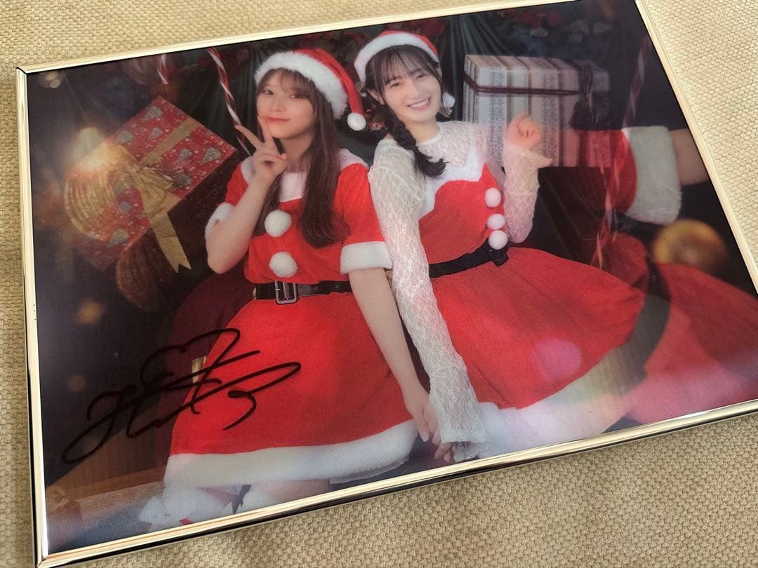 与田祐希 直筆サイン 3Dパネル