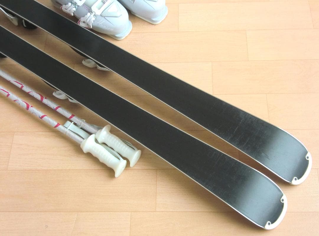 ■■送料無料■ELAN■女性用スキーセット■板152靴25-25.5■WAX済■