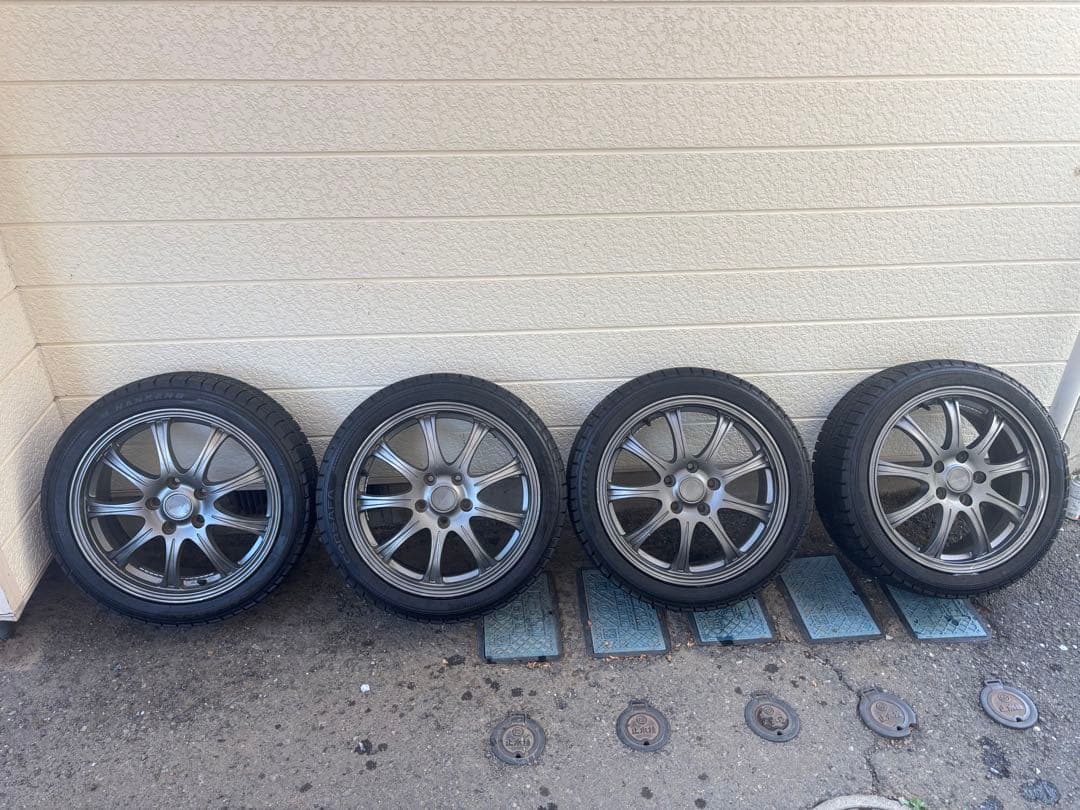 ナンカンスタッドレス7部山215/45/17 ホイール17インチPCD114.3