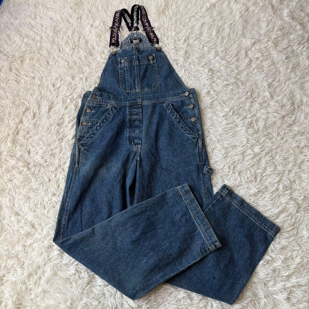 美品 90's Polo Jeans ポロジーンズ オーバーオール　メキシコ製