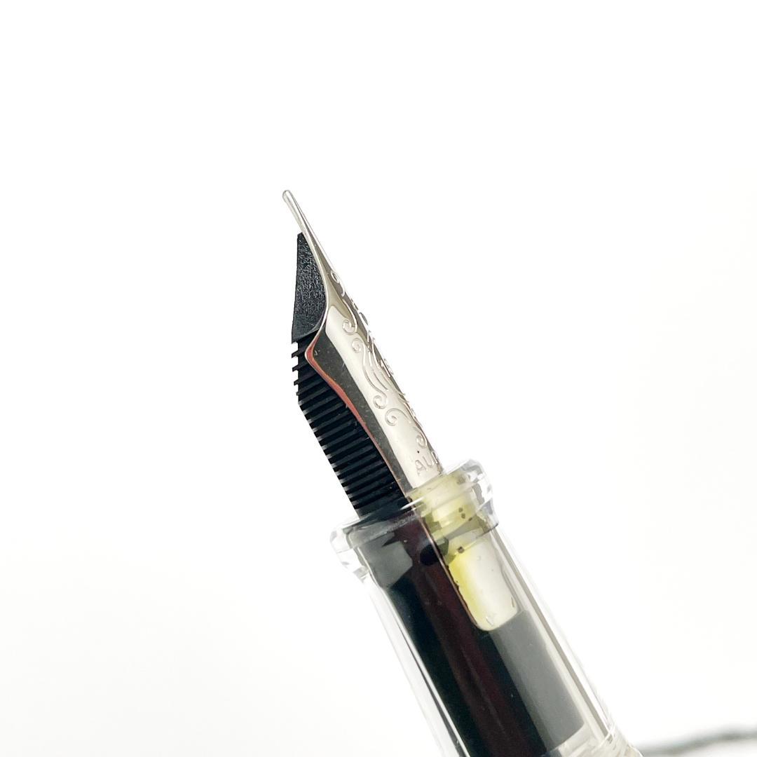 きれい アウロラ 万年筆 限定品 オプティマ デモンストレーター レッド F