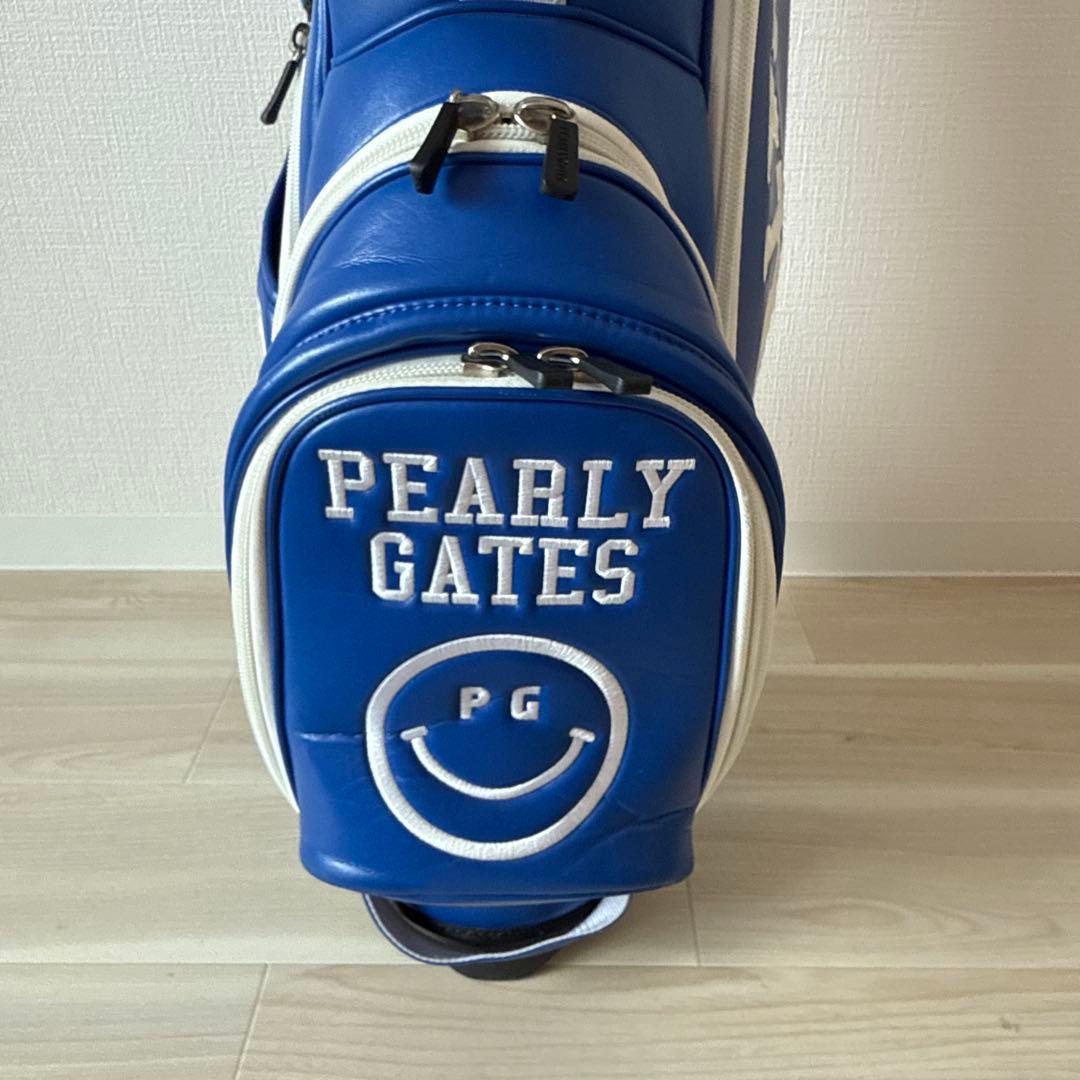 パーリーゲイツ　キャディ バッグ　ショルダー式　スタンド式　軽量　ブルー
